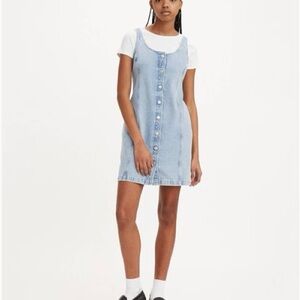 Tuli Denim Midi Button-Down Dress